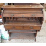 TAMBOUR FRONT OAK BUREAU