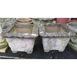 2 CONCRETE POTS