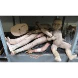 LARGE QUANTITY OF ADULT & CHILD MANNEQUINS ETC