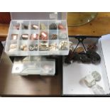 3 CASED/BOXED ROCKS/SHELLS