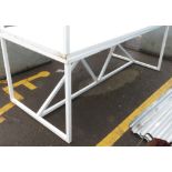 LARGE WORKSHOP METAL TABLE