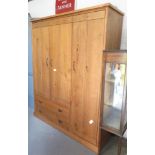 LARGE PINE WARDROBE