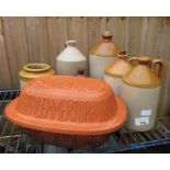 STONEWARE JARS & CLAY COOK POT