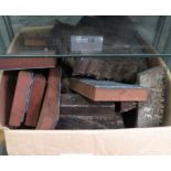 BOX OF MOULDS