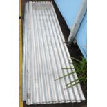 3 SHEETS OF CORRUGATED METAL