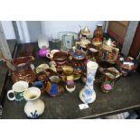 SHELF OF CHINA INCLUDING GERMAN STEINS