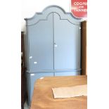 LARGE GREY PAINTED CUPBOARD ##key##