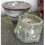 2 CONCRETE POTS