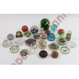 A collection of vintage paperweights