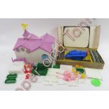 A My Little Pony stable, along with Chad Valley Tom & Jerry projector