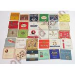 A collection of vintage cigarette packets including Wills and others