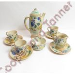 A Royal Doulton “Brangwyn Ware” coffee service