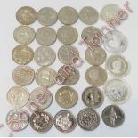 A quantity of assorted commemorative coins, to include an encapsulated crown, three encapsulated £