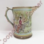 A 20th century hunting jug, by Glyn Colledge
