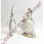 A Lladro figure of wizard and one other Lladro figure