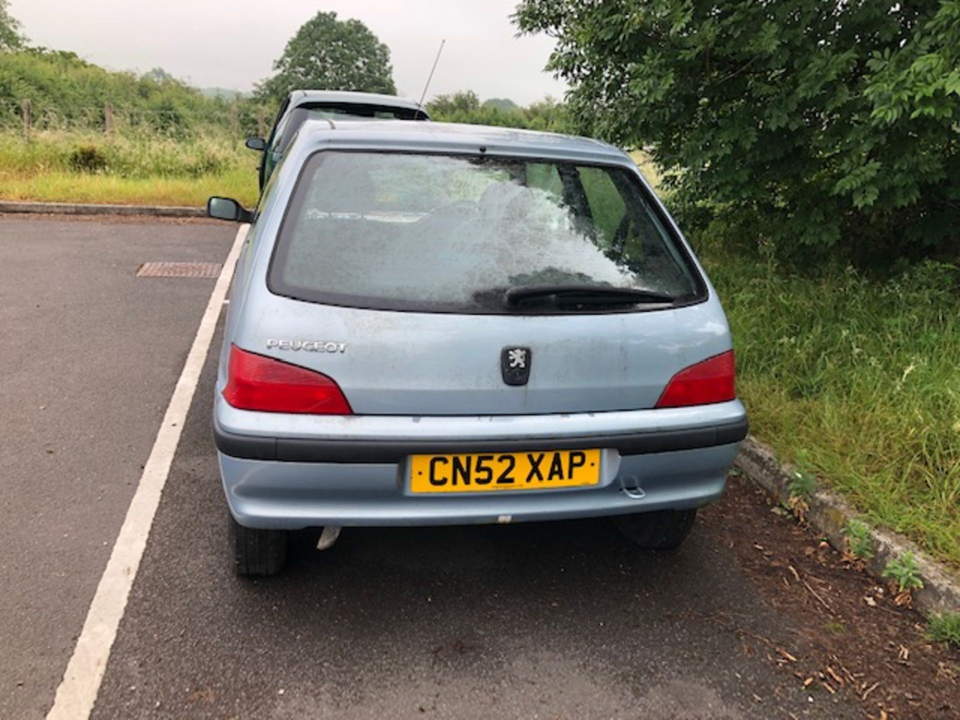 Peugeot 106 2 door in light blue Reg No CN52 XAP. We have the key, the vehicle doesn't run, no V5, - Image 3 of 6