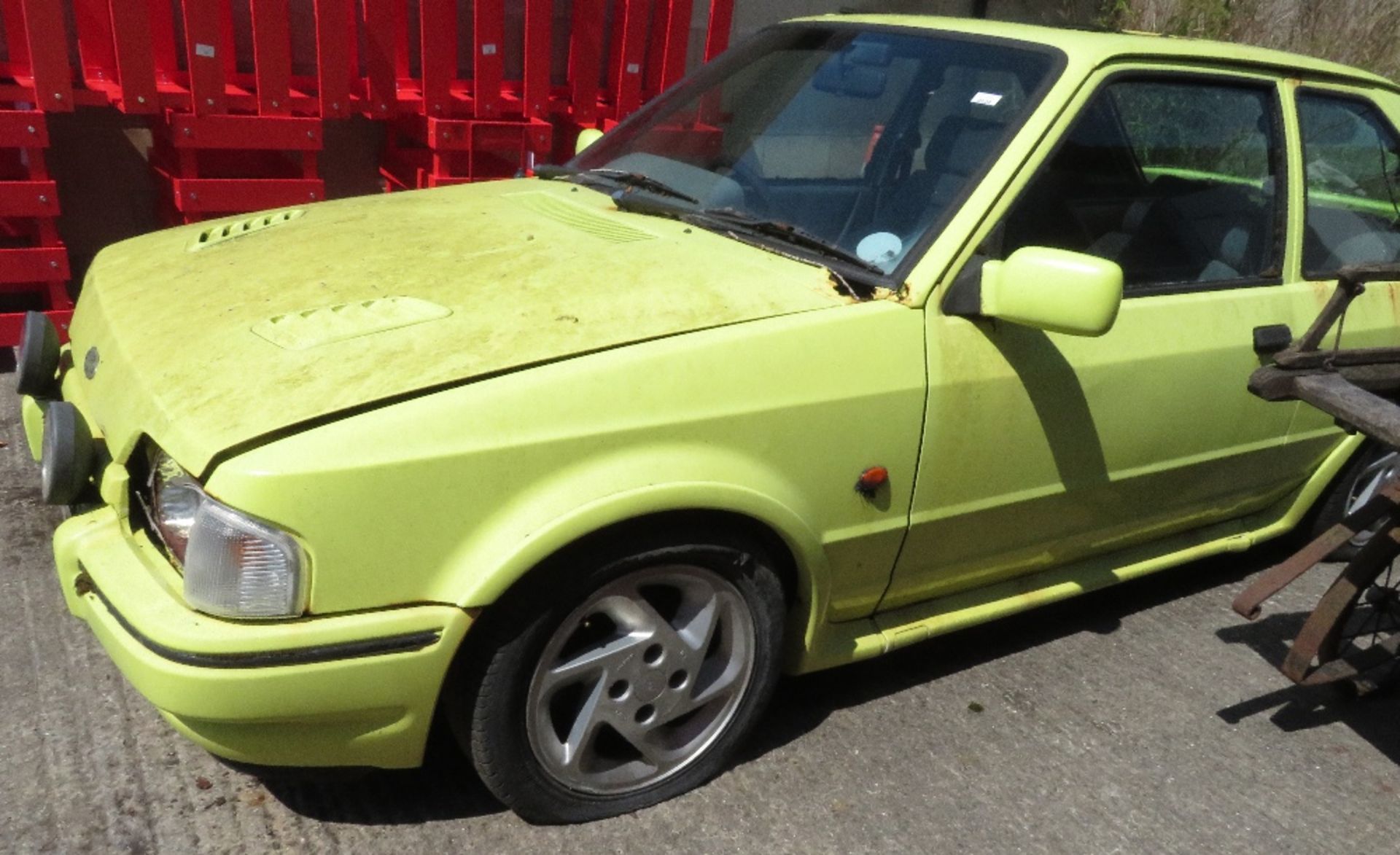 Ford RS Turbo, 2 door Reg no D378 RKM, we have keys & V5, the vehicle appears to be original with - Image 7 of 12