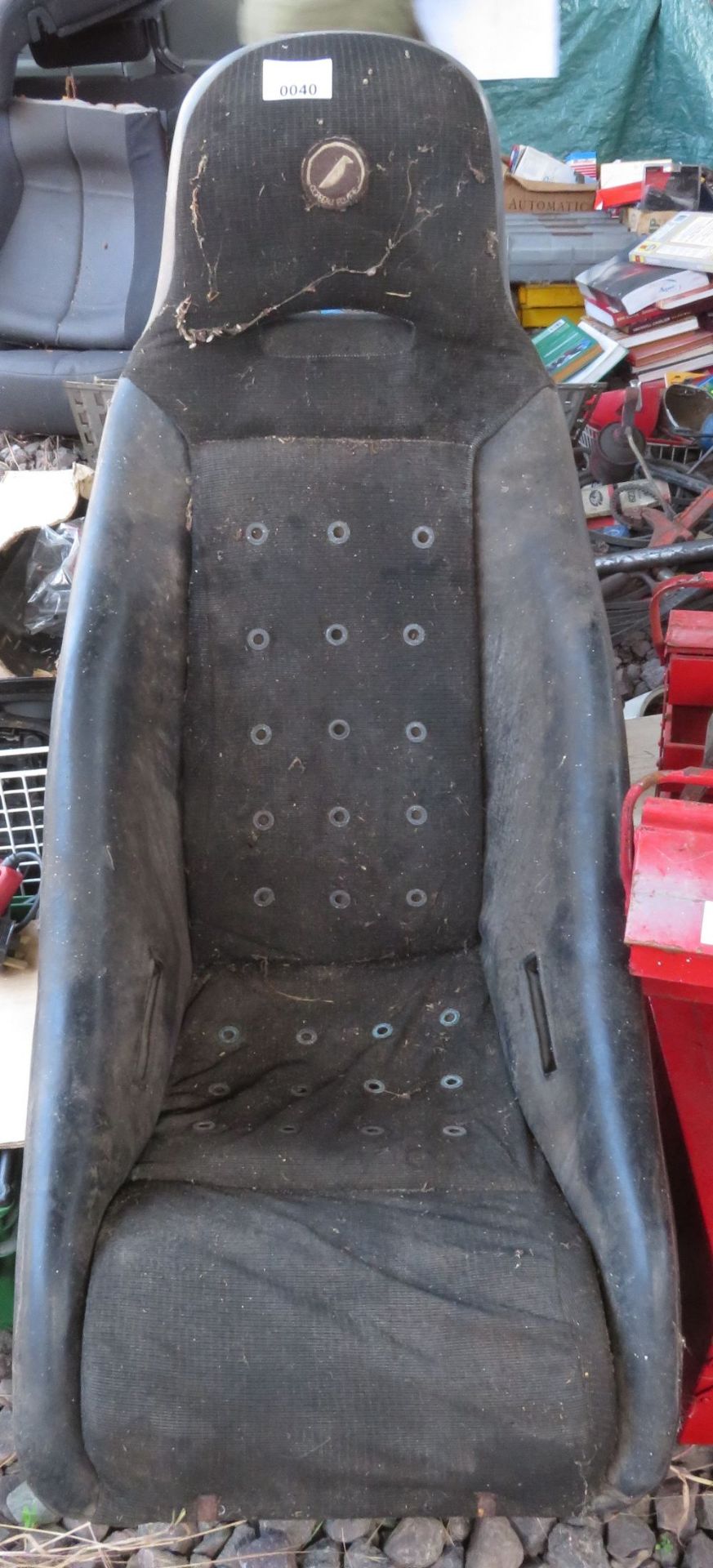 Racing car bucket seat