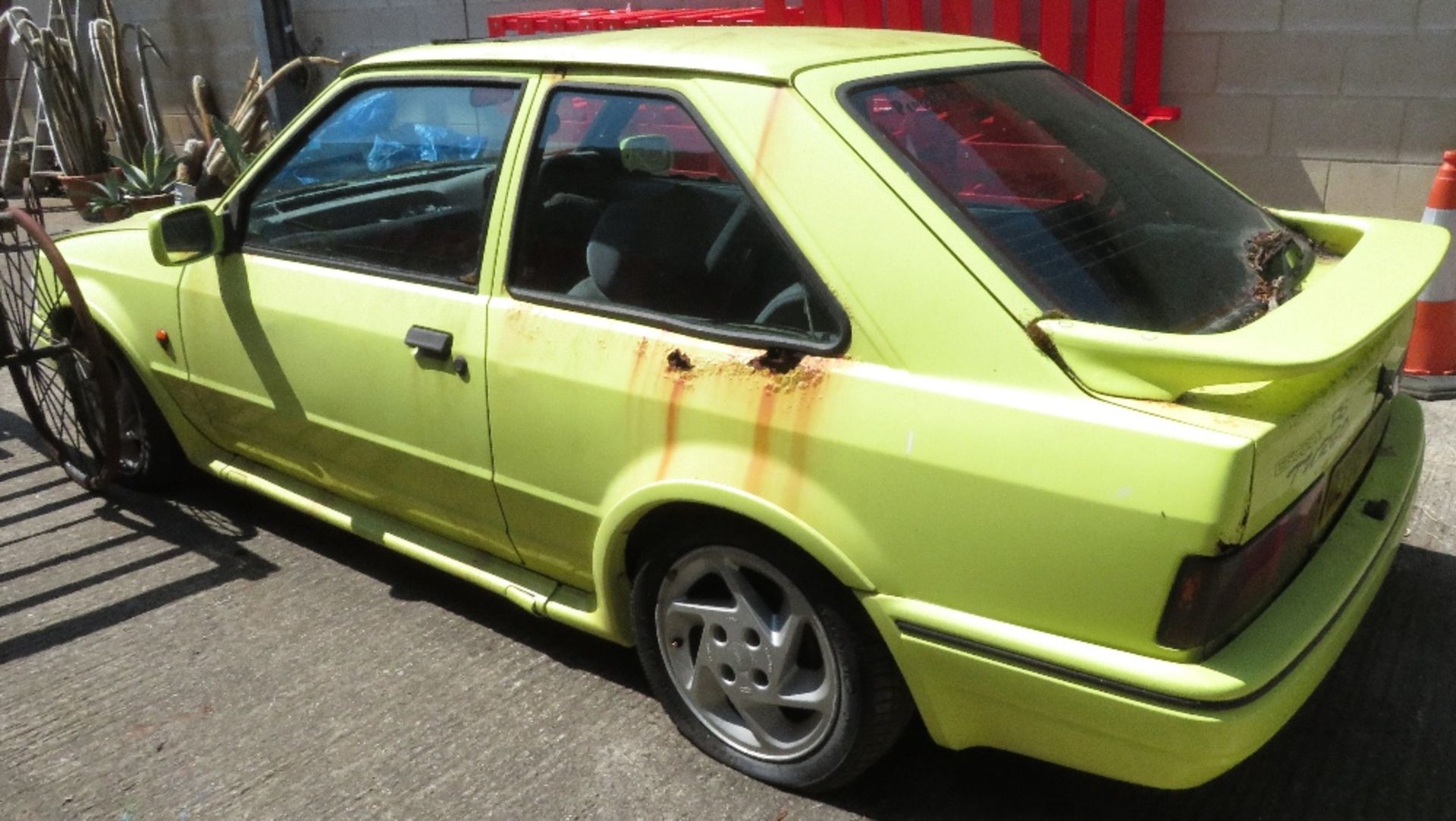 Ford RS Turbo, 2 door Reg no D378 RKM, we have keys & V5, the vehicle appears to be original with - Image 6 of 12