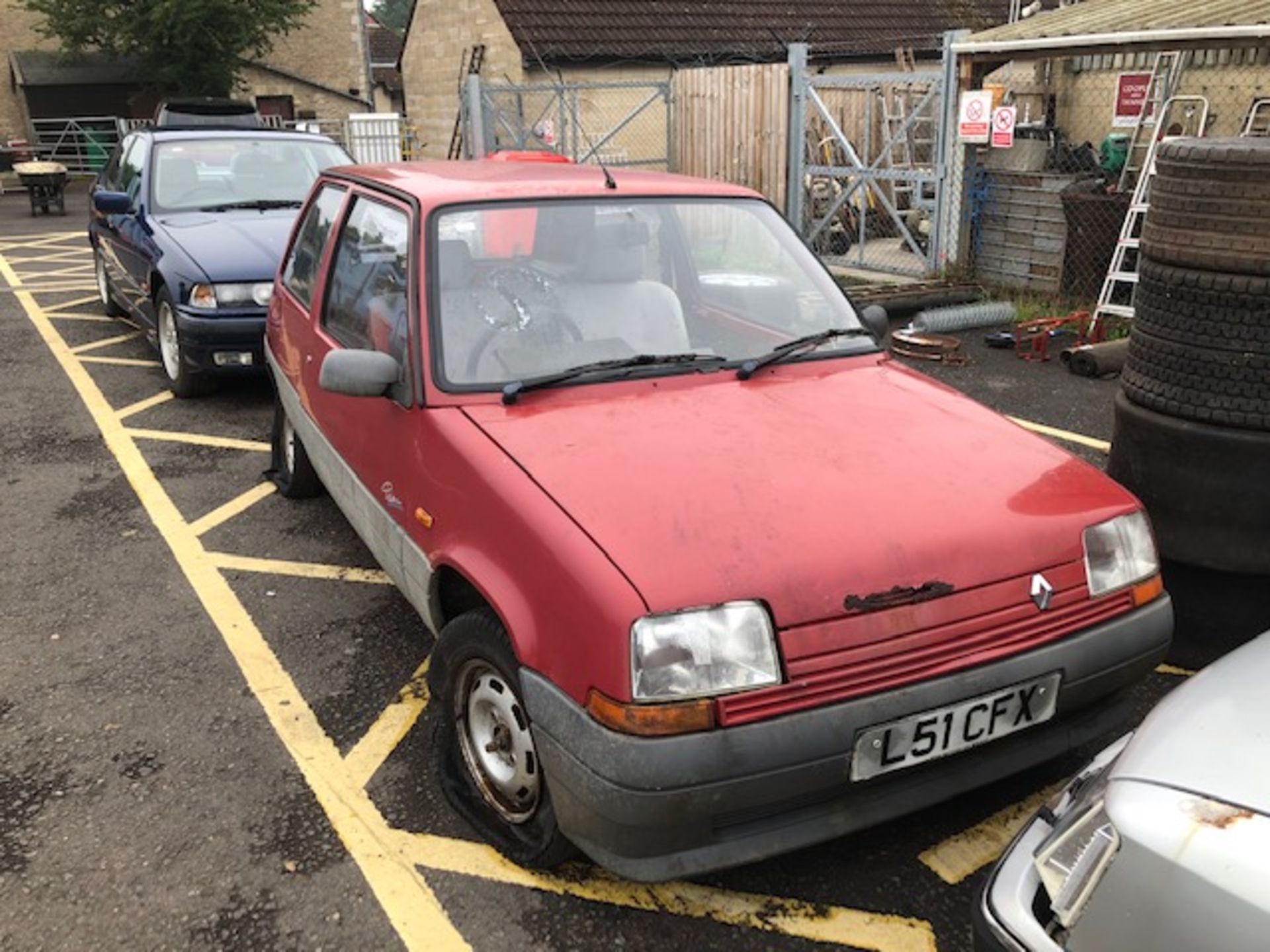 Red 2 door Renault 5 Campus Reg No L51 CFX. We have V5 new keepers supplement, we have key but