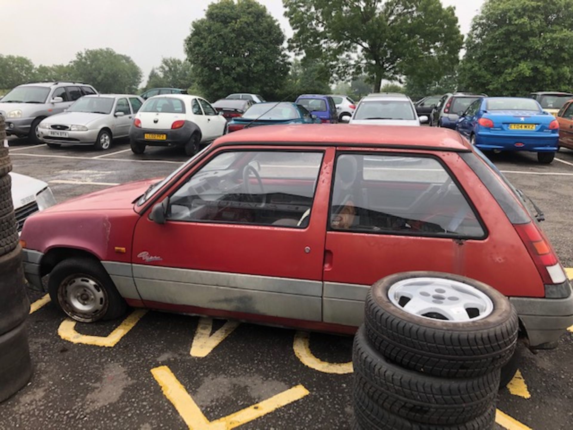 Red 2 door Renault 5 Campus Reg No L51 CFX. We have V5 new keepers supplement, we have key but - Image 3 of 5