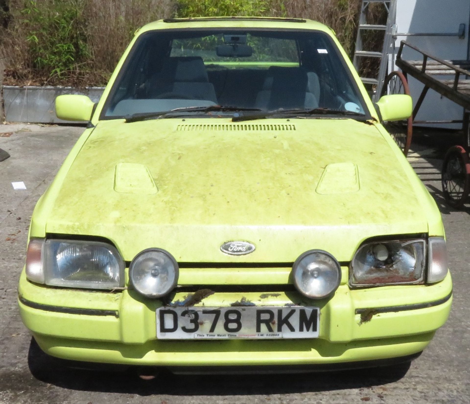 Ford RS Turbo, 2 door Reg no D378 RKM, we have keys & V5, the vehicle appears to be original with