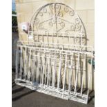 3 WHITE PAINTED GATES