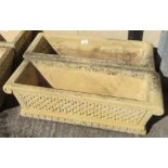 PAIR OF 36 COTSWOLD TROUGH PLANTERS"