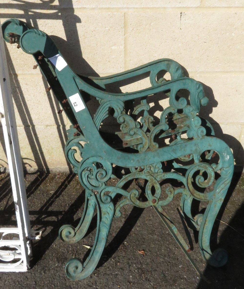 CAST IRON BENCH ENDS