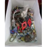 BOX OF COSTUME JEWELLERY