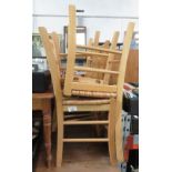 4 PINE KITCHEN CHAIRS