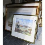 SELECTION OF MIXED PICTURES TO INCLUDE ARTISTS PAM CROOK, JILL PARKER & C LANGHORNE