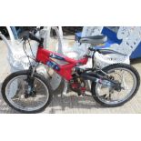 20 RALEIGH MEGA MAX DUAL SUSPENSION BICYCLE WITH FRONT DISC BRAKES"