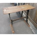 IRON BASE TABLE