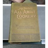MRS BEETON'S 'ALL ABOUT COOKERY', 1901 WITH CHROMOLITHO FRONTISPIECE