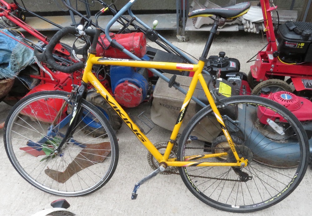 YELLOW VIKING RACING BICYCLE