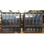 2 PLASTIC MULTI DRAWER UNITS