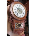 DECORATIVE WALL CLOCK WITH INLAID DECORATION