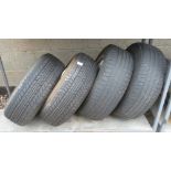 4 MERCEDES WHEELS & TYRES