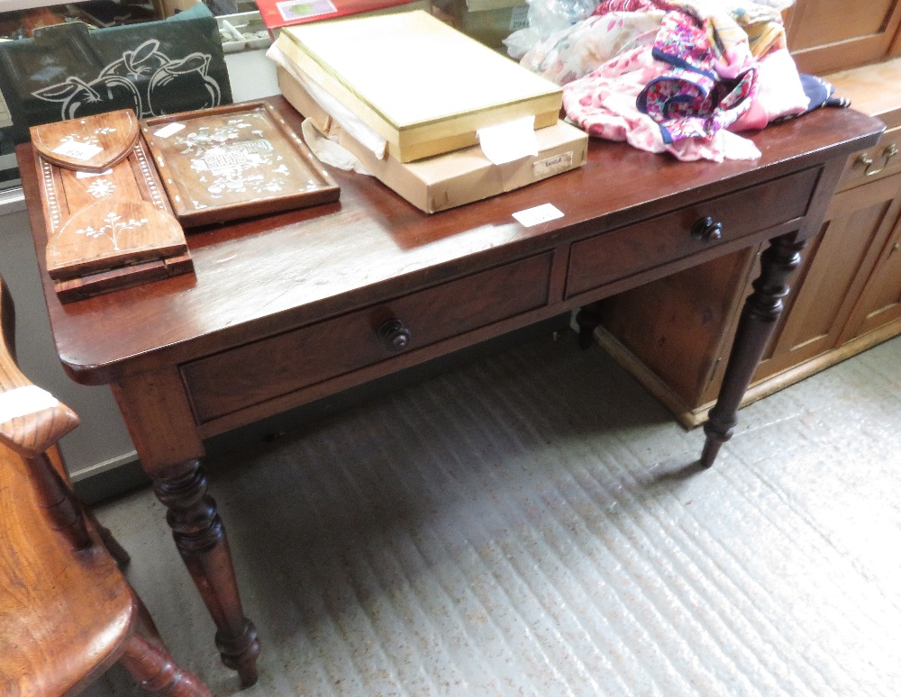 CONSOLE TABLE WITH 2 SHORT DRAWERS