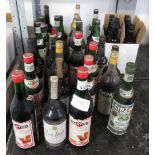 LARGE COLLECTION OF MARTINI & OTHER ALCOHOL