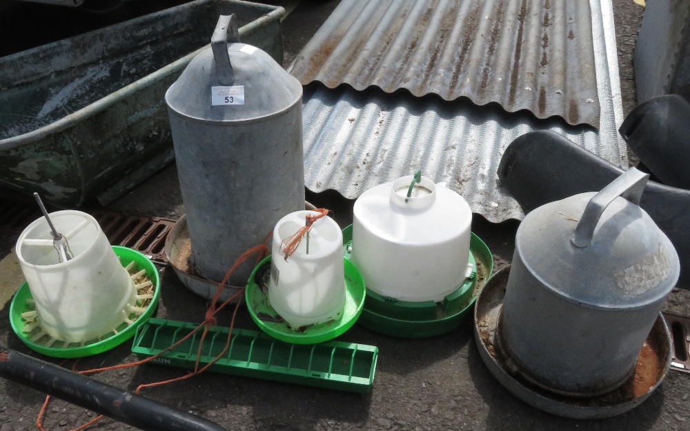 GALVANIZED FEEDERS + OTHERS