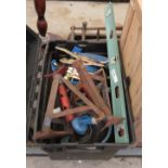 FISHING BOX WITH CONTENTS INCLUDING LORRY STRAPS