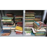 2 SHELVES OF ASSORTED BOOKS TO INCLUDE CRAFT, GARDENING, DOLLS HOUSE INTEREST ETC