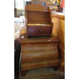 COMODE/STOOL WITH SMOKERS CABINET