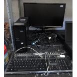 PACKARD BELL DESK TOP COMPUTER WITH MONITOR, KEYPAD, MOUSE ETC ## pat tested ##