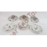 An extensive quantity of Spode Marlborough Sprays pattern dinnerware