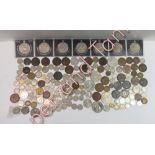 A collection of 20th century coinage including Jubilee crowns and others