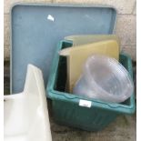 PLASTIC SEED TRAYS, PLASTIC POT, CLOCHES, ETC