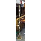 ONYX AND BRASS STANDARD LAMP BASE ## pat tested ##